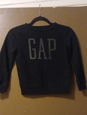 GAP Black Kids Sweatshirt with Grey Logo